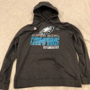 Philadelphia Eagles Super Bowl Hoodie L